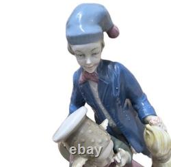 Vintage VENDELBO 1846 Porcelain Figurine-Danish Art Pottery-Lladro/NAO Style