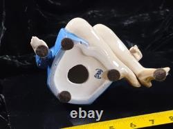 Vintage Zaphir Spain Porcelain Figurine The Flapper Girl Pre Nao / Llladro