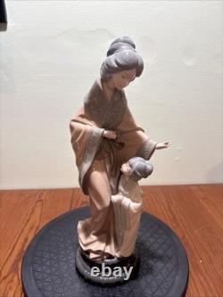Vtg 1992 Nao By Lladro Japanese Mother & Child Porcelain Figur#0279 15 (ret)