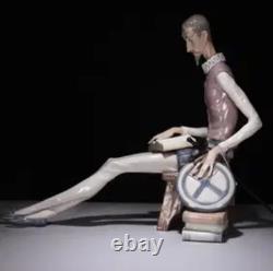 X-Large LLADRO NAO Don Quixote Figurine RARE HARD TO FIND 18 3/4x15 WithPlatform